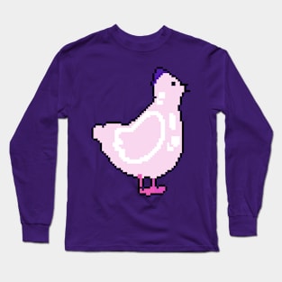 Animal Art on Attire Chiken Long Sleeve T-Shirt